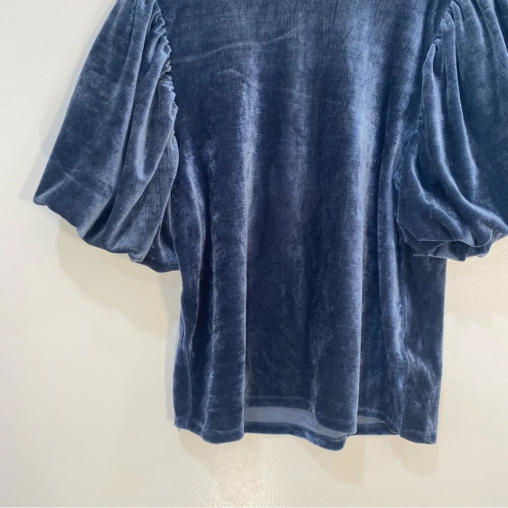 Free People Claudia Velvet Mock Neck Top‎
